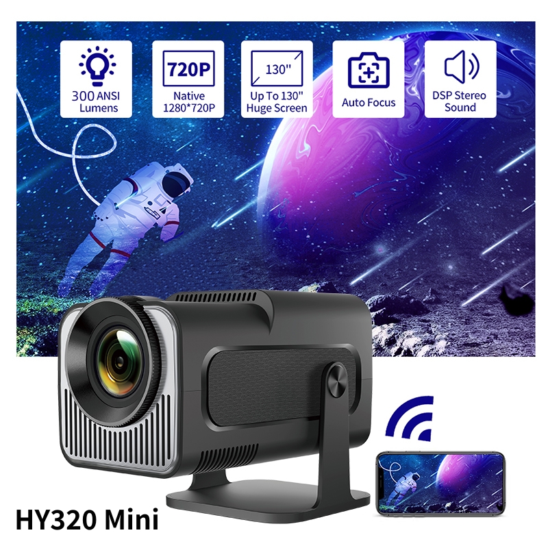 Home Cinema Compact - Salange HY320 MINI Proiettore Android 14.0