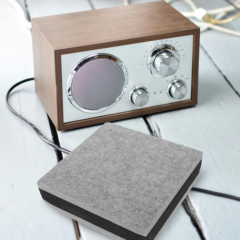 Noise Isolating Pad - Tappetino Isolante per Subwoofer Grigio Chiaro,