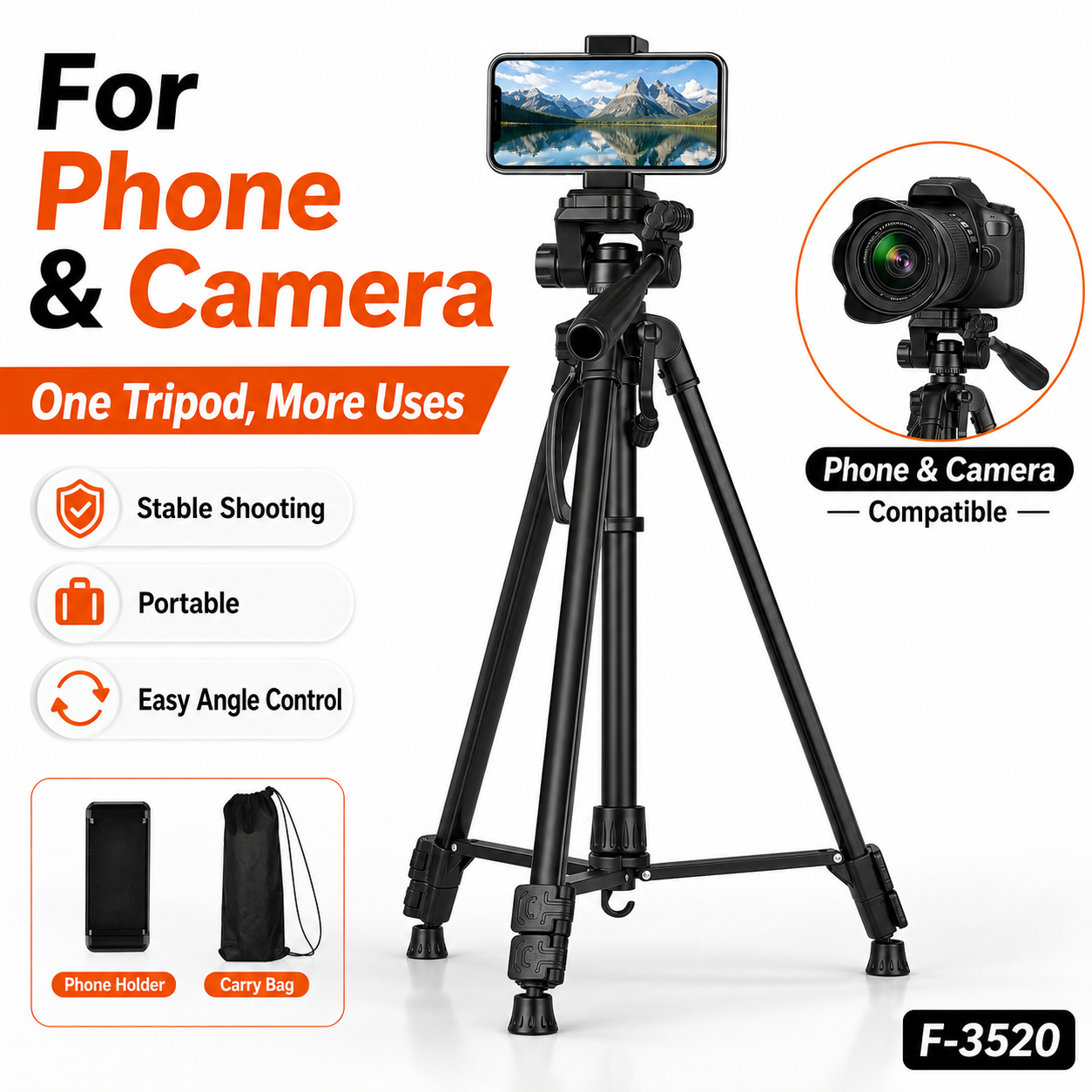 Projector Carrying Bag - Treppiede in Alluminio Resistente con Supporto