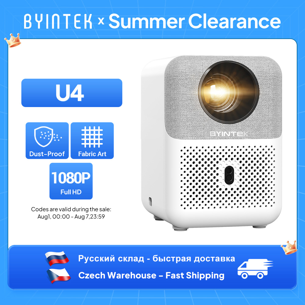 Home Cinema Compact - Proiettore Mini BYINTEK Full HD U4