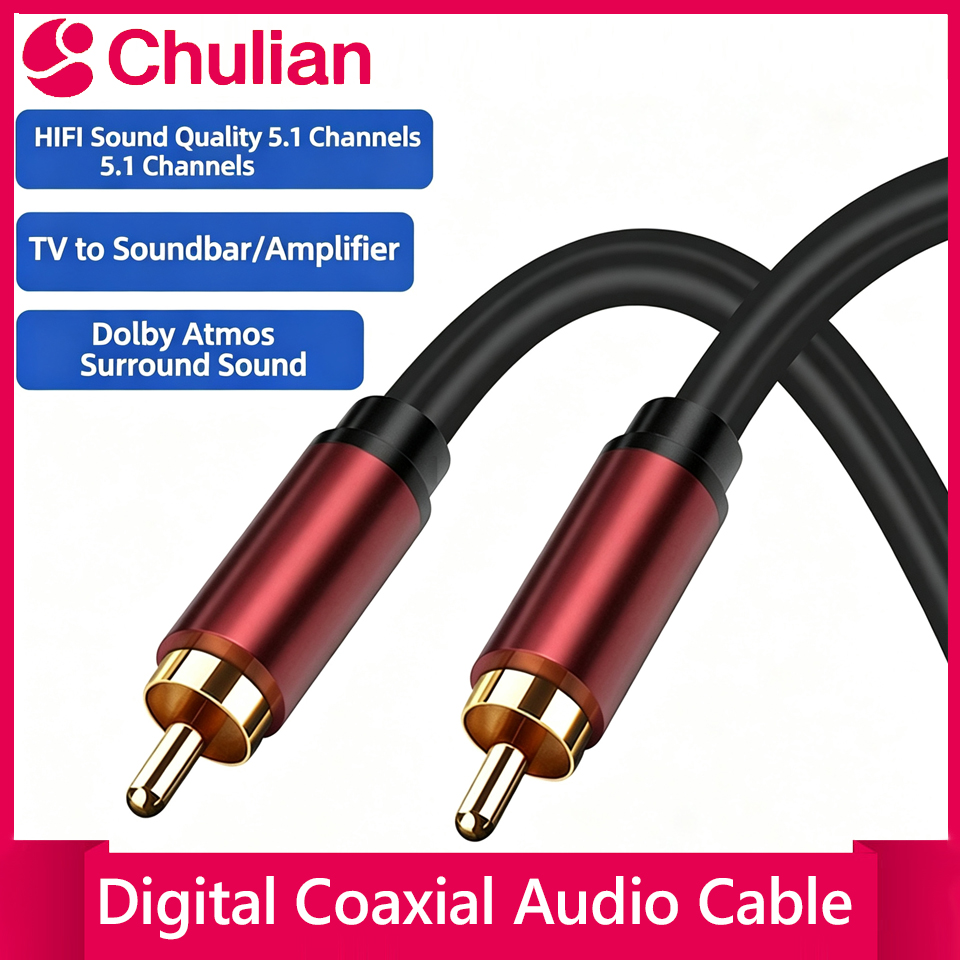 Home Cinema Choice - Cavo Audio Digitale Coassiale RCA Maschio-Maschio