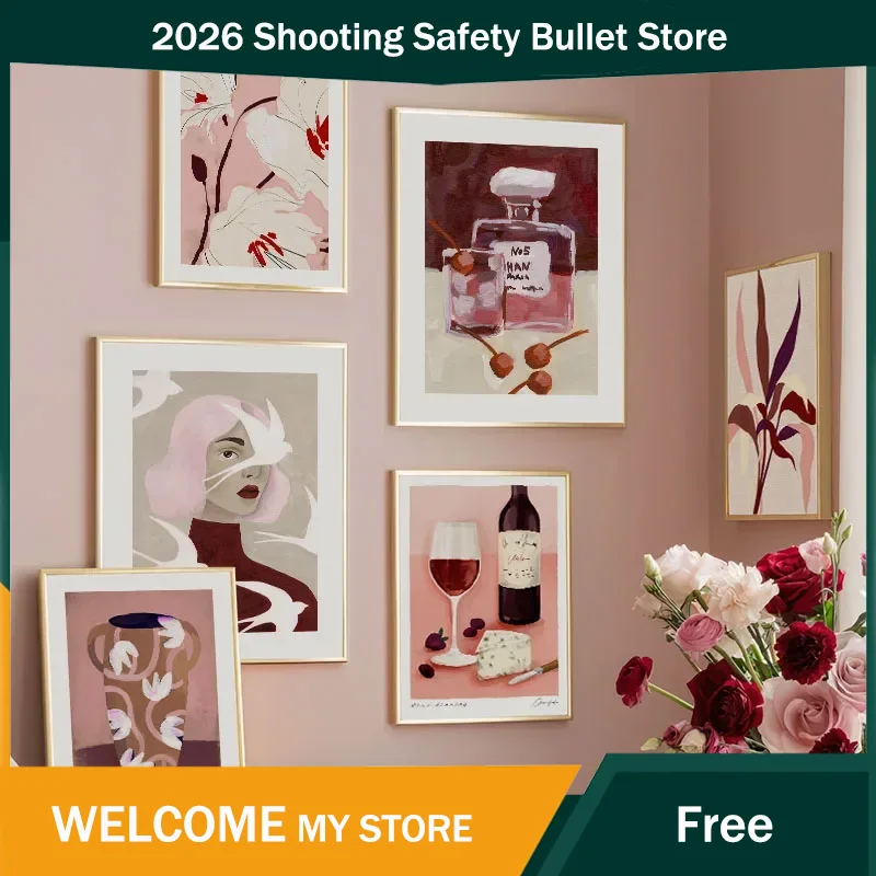 Home Cinema Wall Art - Poster e Stampe Astratte con Ragazza