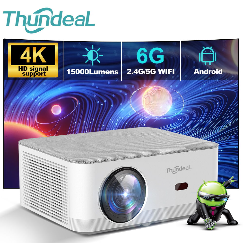Home Cinema Compact - Proiettore Full HD ThundeaL TD92 Pro,