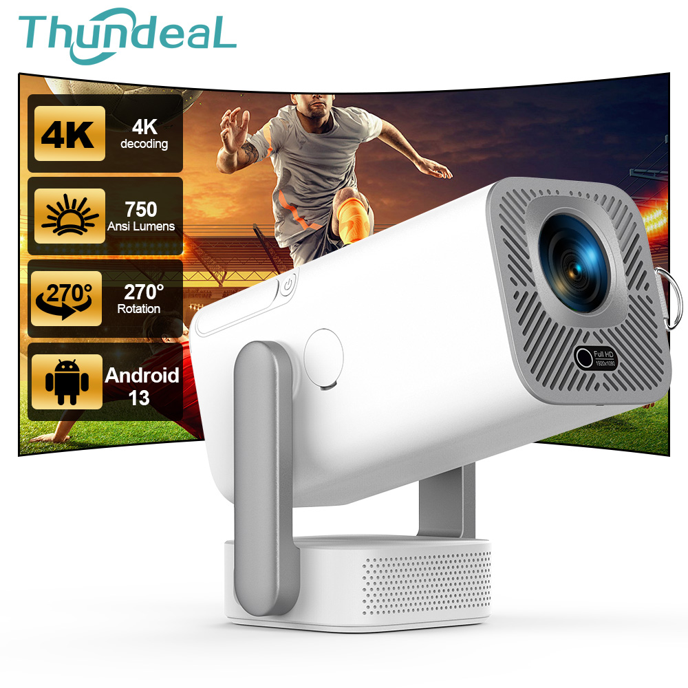 Home Cinema Compact - Proiettore Mini HD ThundeaL TD80 Pro