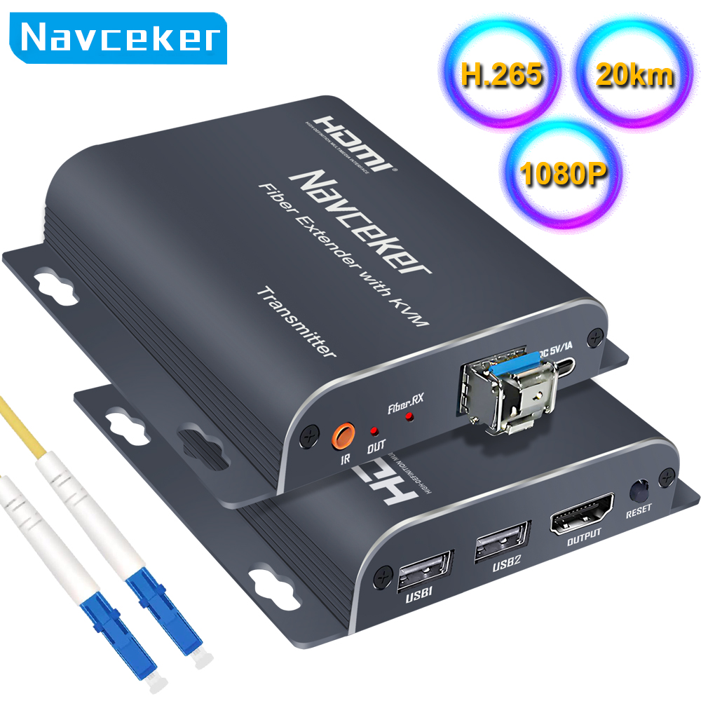 Hdmi Arc Cable - Navceker Extender KVM HDMI in Fibra