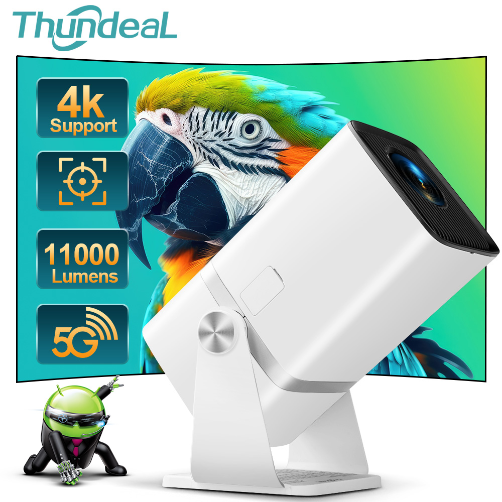Home Cinema Compact - Proiettore Mini HD ThundeaL TD90 PK