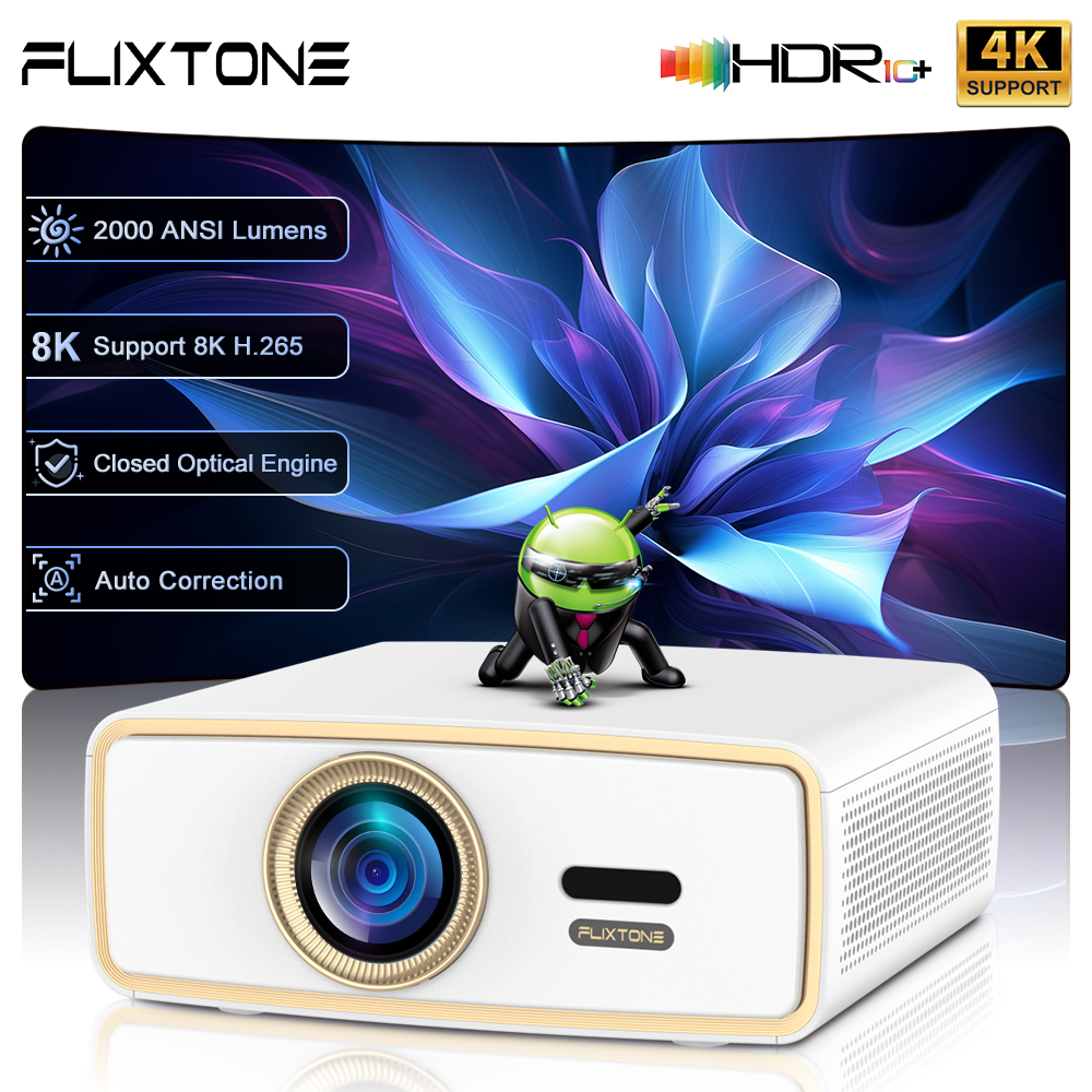 Home Cinema Compact - Flixtone E900 MINI Proiettore Portatile per