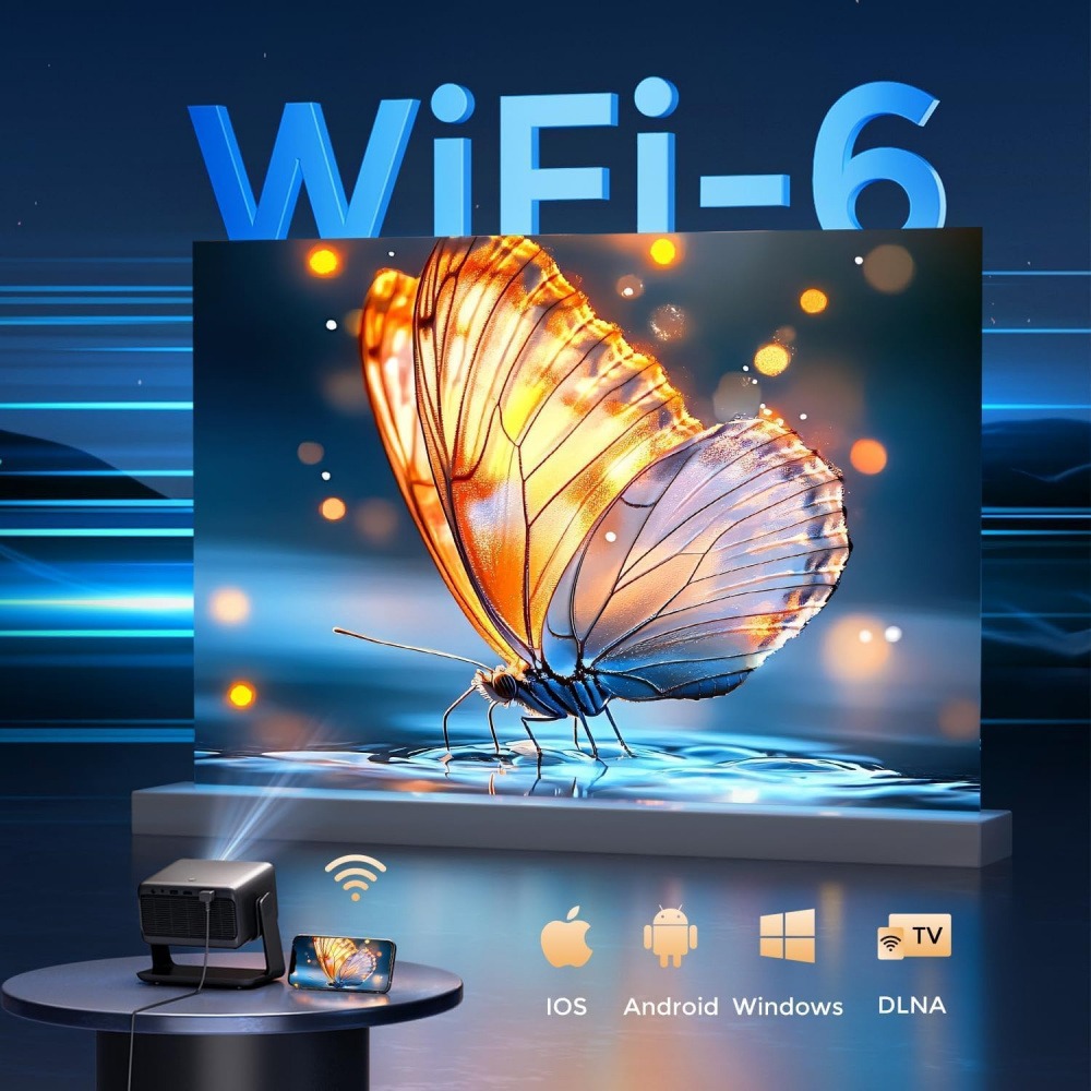 Proiettore Video 4K con Wifi e - Home Cinema Compact recensione e prezzo