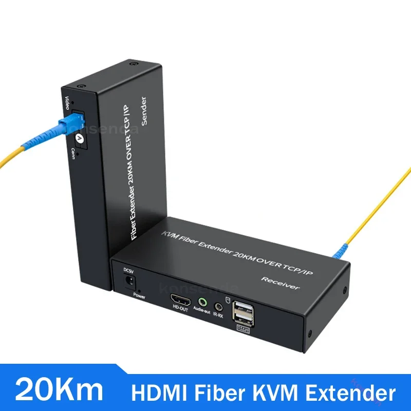 20Km IP HDMI fibra KVM Extende - Hdmi Arc Cable recensione e prezzo