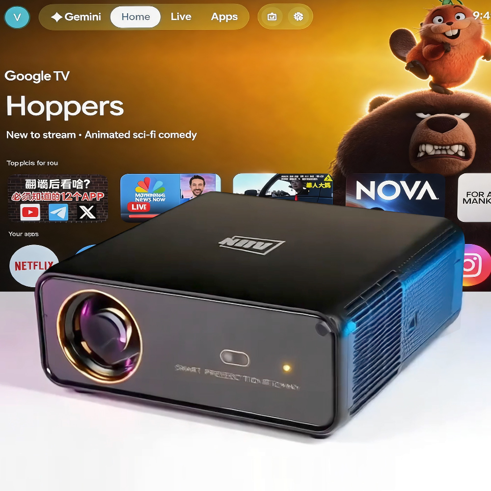 Proiettore Android AUN U001 Pr - Home Cinema Compact recensione e prezzo