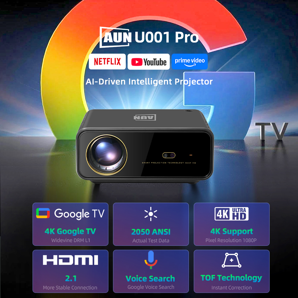 Proiettore Android AUN U001 Pr - Home Cinema Compact recensione e prezzo