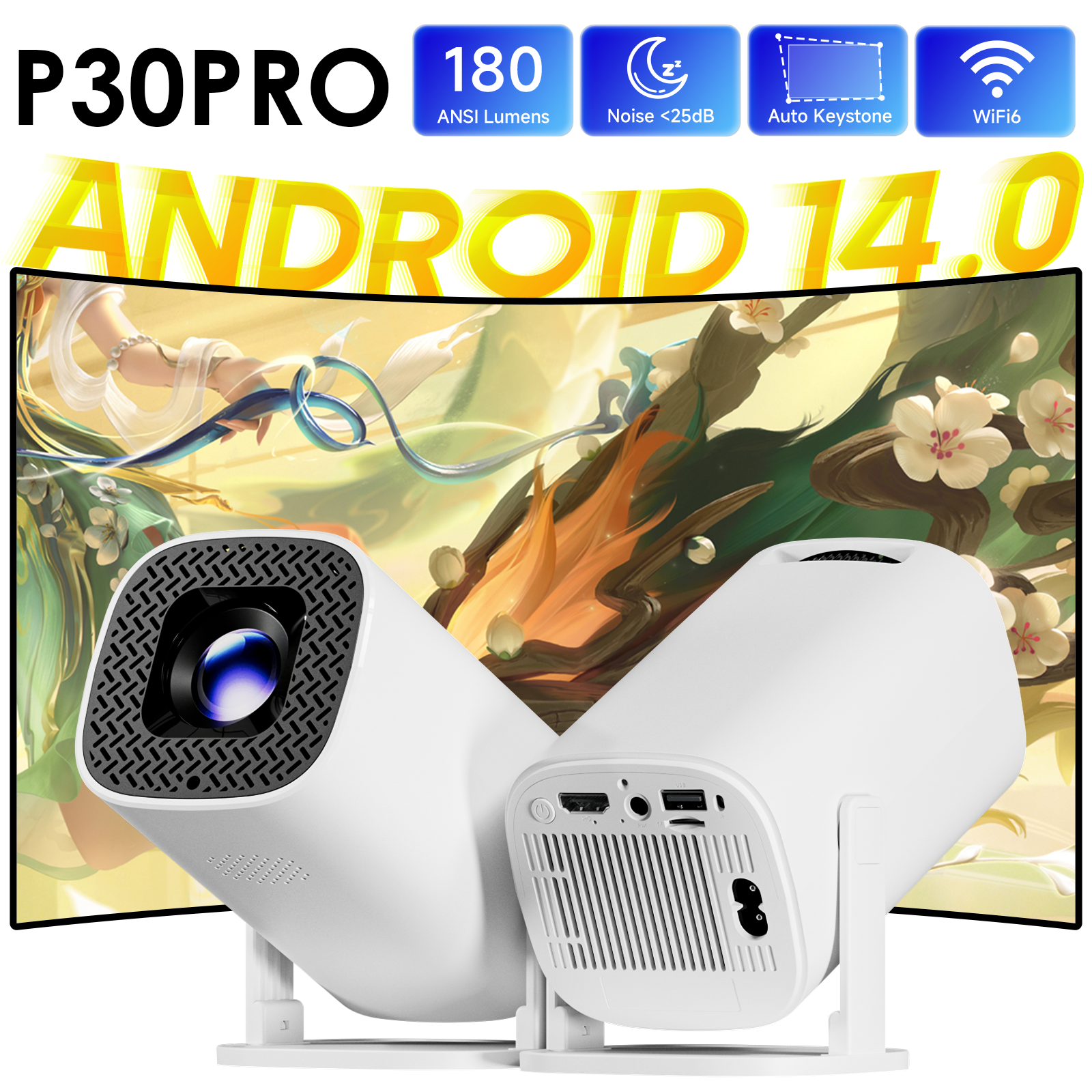 HONGTOP P30PRO Mini Proiettore - Home Cinema Compact recensione e prezzo