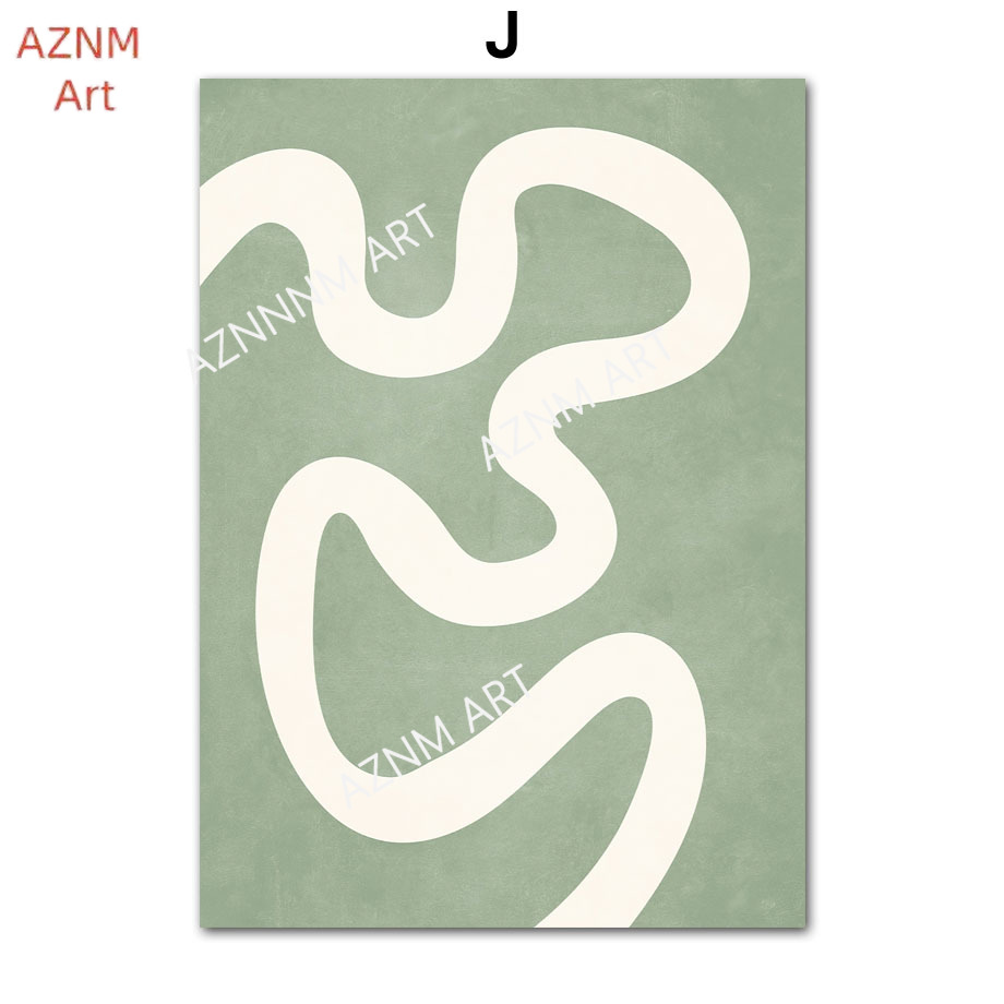1PC Bohemia Green Lines Arcoba - Home Cinema Wall Art recensione e prezzo