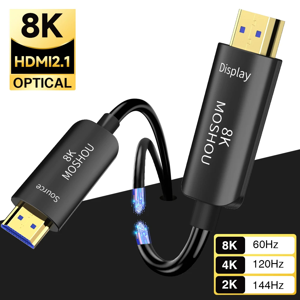 Cavo MOSHOU 8K in fibra ottica - Hdmi Arc Cable recensione e prezzo