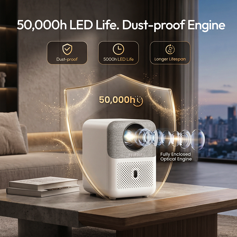 Proiettore Mini BYINTEK Full H - Home Cinema Compact recensione e prezzo