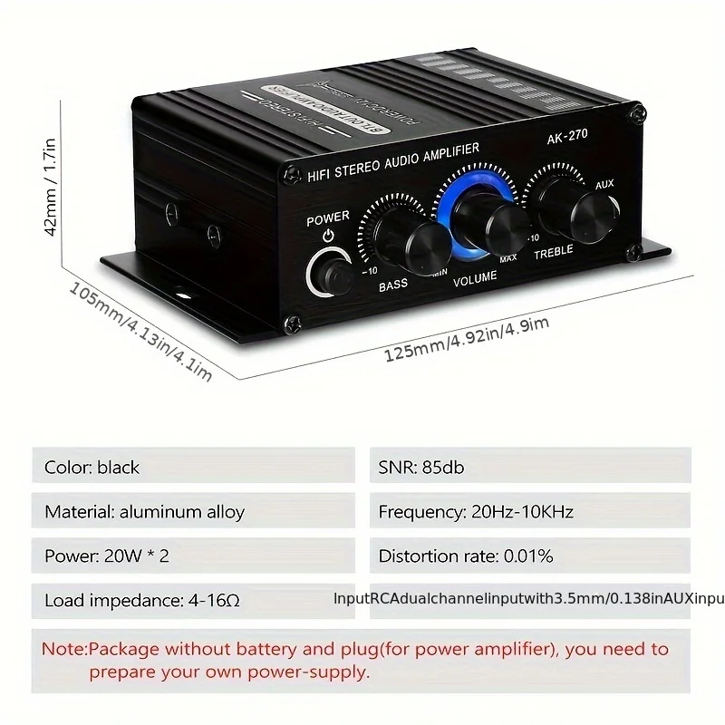 AK-270 Amplificatore di Potenz - Home Cinema Compact recensione e prezzo