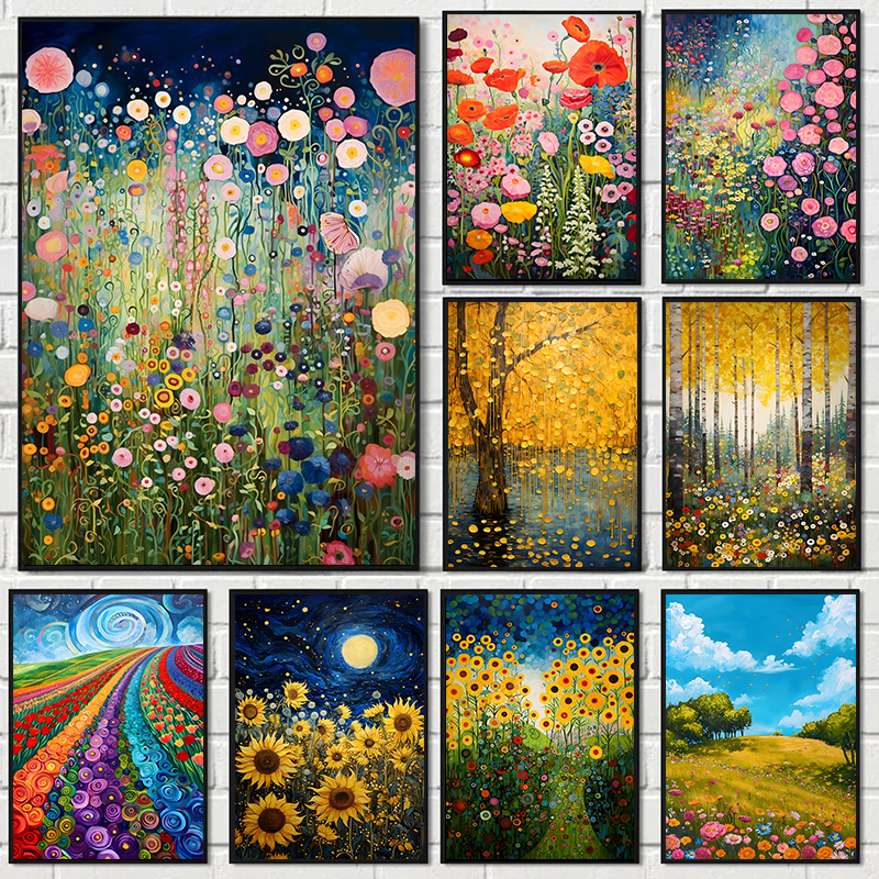 Dipinto su Tela con Fiori Astr - Home Cinema Wall Art recensione e prezzo