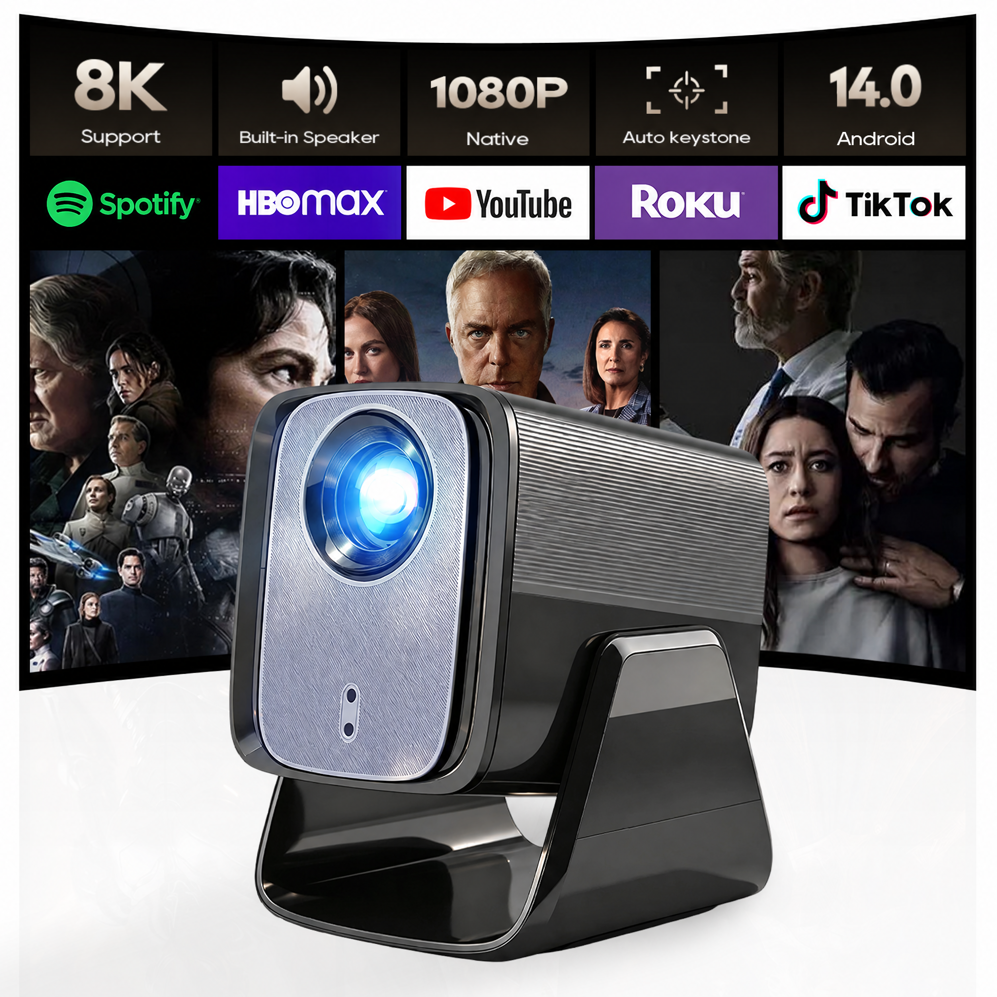 Proiettore Smart LYNCAst con W - Home Cinema The Drama recensione e prezzo