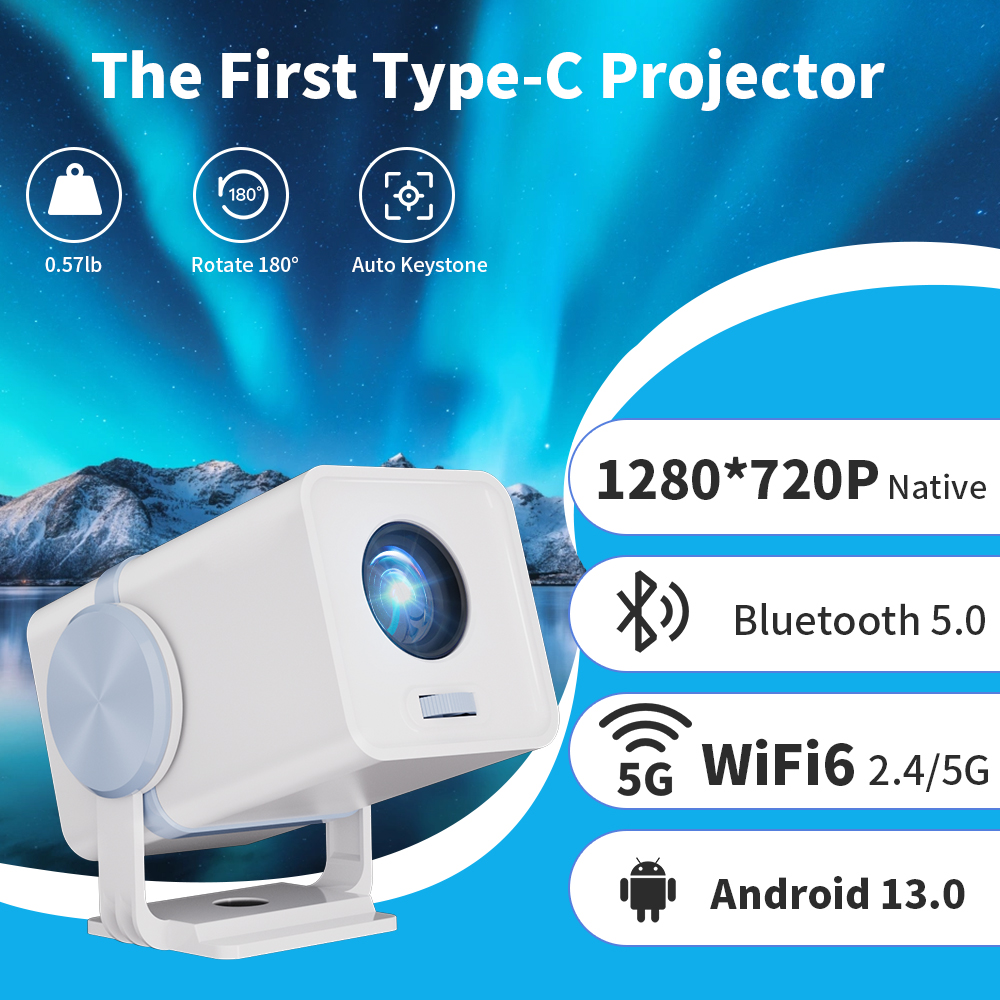 Proiettore DESS Android 13 Dua - Home Cinema Compact recensione e prezzo