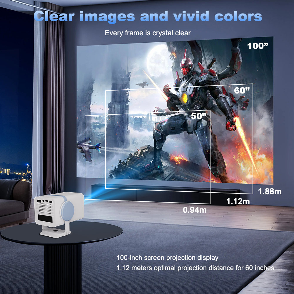Proiettore DESS Android 13 Dua - Home Cinema Compact recensione e prezzo