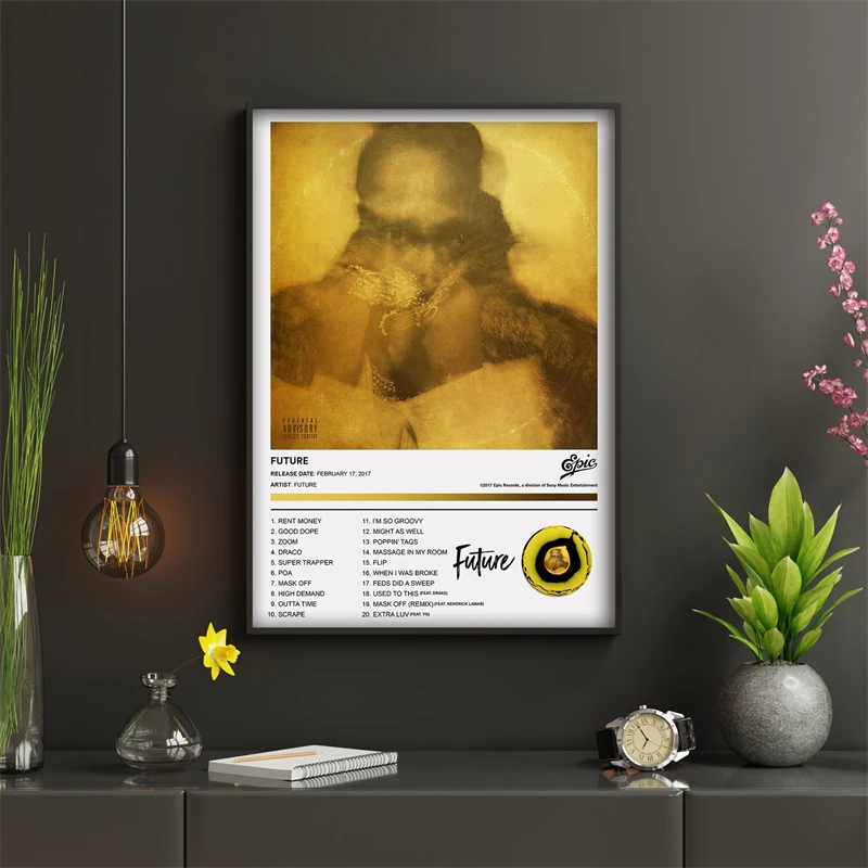 Rapper Hip Hop Rock HONEST THE - Home Cinema Wall Art recensione e prezzo