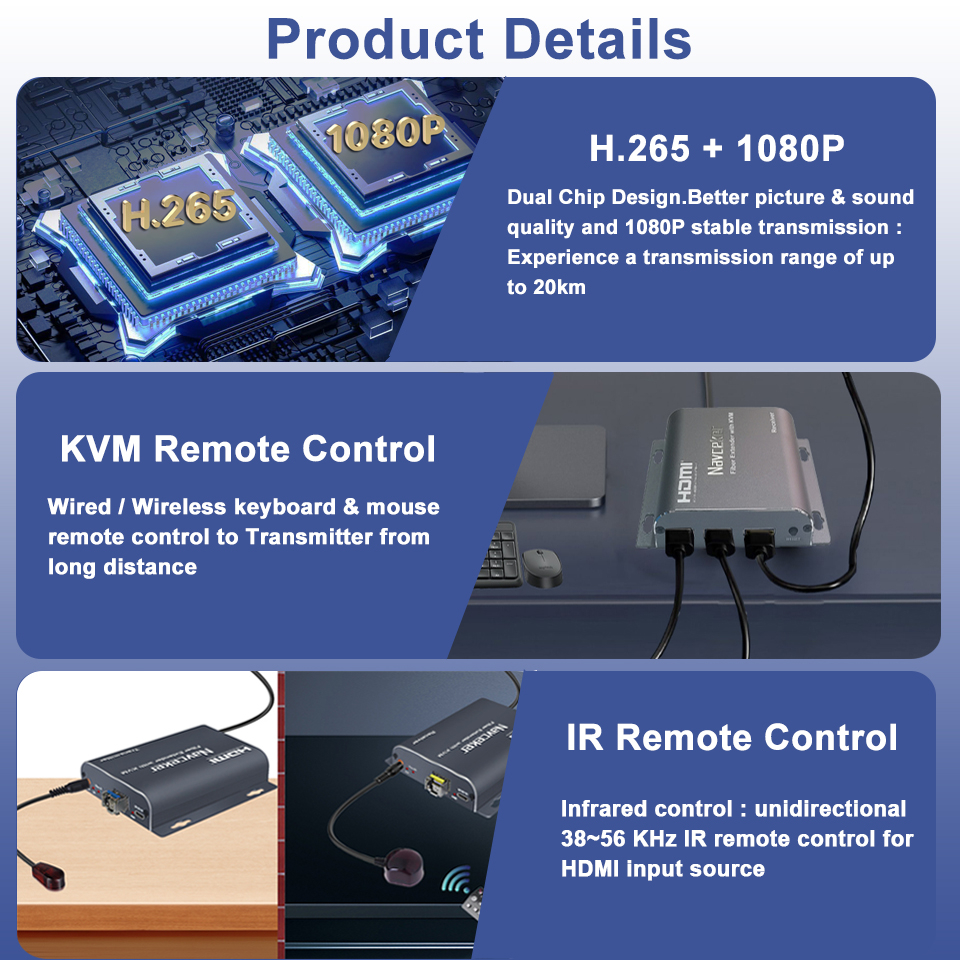 Navceker Extender KVM HDMI in  - Hdmi Arc Cable recensione e prezzo