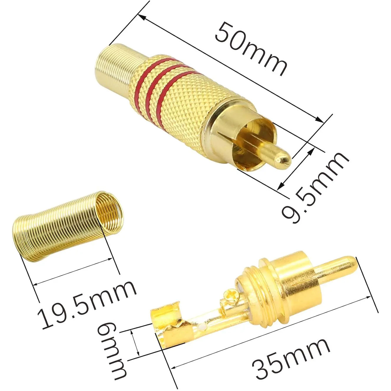 4 connettori RCA placcati oro, - Home Cinema Choice recensione e prezzo