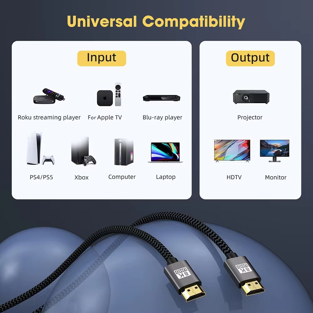 KEBIDUMEI Cavo HDMI 2.1 compat - Hdmi Arc Cable recensione e prezzo